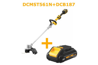 Коса акумуляторна безщіткова DeWALT DCMST561N+DCB187