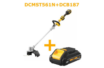 Коса аккумуляторная бесщёточная DeWALT DCMST561N+DCB187