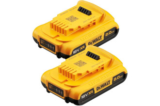 Акумуляторна батарея Li-Ion 18В 2Аг набір 2шт DeWALT DCB183D2