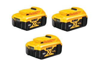 Аккумуляторная батарея Li-Ion 18B 5Ач набор 3шт DeWALT DCB184P3