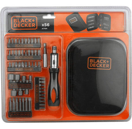 Набір біт з магнітним тримачем Black+Decker A7104 з доставкою