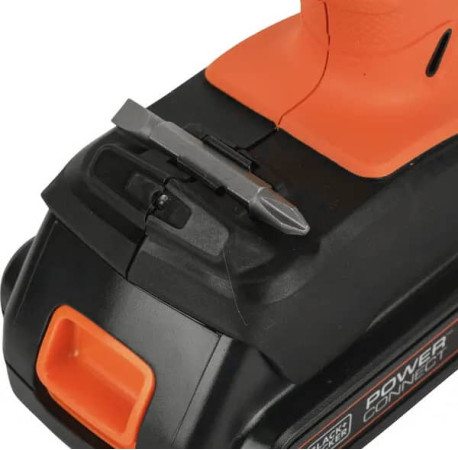 Дриль-шуруповерт акумуляторний Li-lon 18В 1.5Аг 37Нм Black+Decker BCD001C1 з доставкою