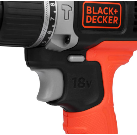 Дриль-шуруповерт ударний акумуляторний Li-lon 18В 1.5Аг 45Нм Black+Decker BCD003C1 В Тулс ДеВолт