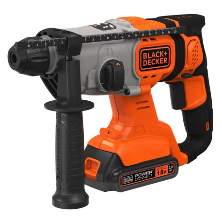Перфоратор акумуляторний SDS-Plus Li-lon 18В 2Аг 1.2Дж Black+Decker BCD900D1S