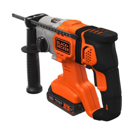 Перфоратор акумуляторний SDS-Plus Li-lon 18В 2Аг 1.2Дж Black+Decker BCD900D1S ціна
