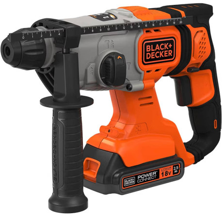 Перфоратор акумуляторний SDS-Plus Li-lon 18В 2.5Аг 2Дж Black+Decker BCD900E2K