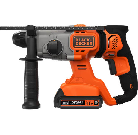 Перфоратор акумуляторний SDS-Plus Li-lon 18В 2.5Аг 2Дж Black+Decker BCD900E2K купити