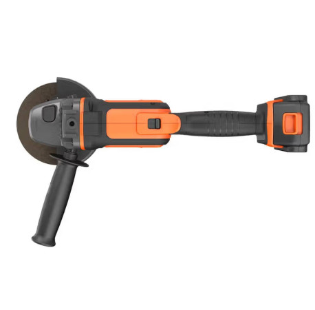 Кутова шліфмашина Болгарка акумуляторна Li-lon 18B 4Аг 125мм 8600об Black+Decker BCG720M1 ціна
