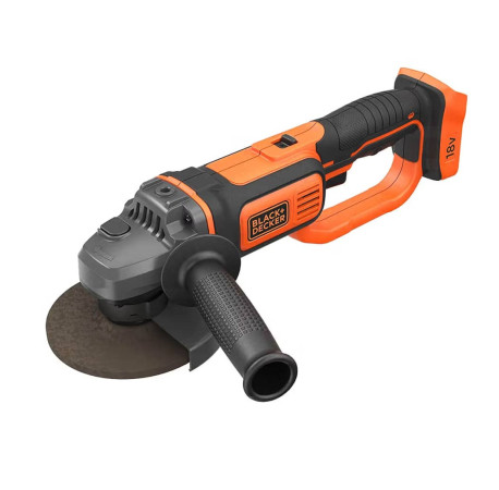 Кутова шліфмашина Болгарка акумуляторна Li-lon 18B 125мм 8600об Black+Decker BCG720N