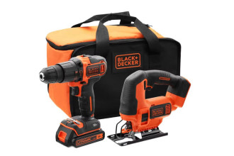 Набор из двух аккумуляторных инструментов Li-lon 18В 1.5Ач Black+Decker BCK22S1S