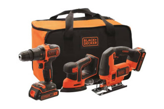 Набор с трех аккумуляторных инструментов Li-lon 18В 1.5Ач Black+Decker BCK31S1S