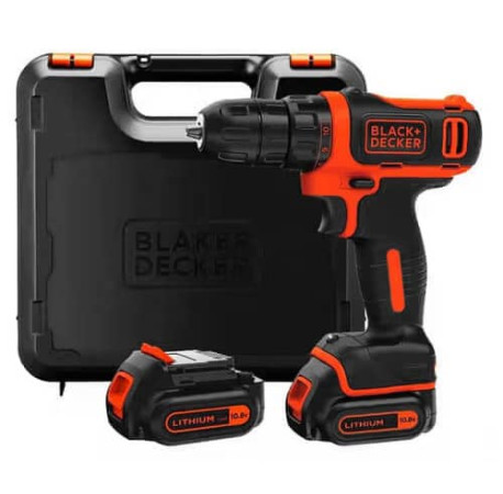 Дриль-шуруповерт акумуляторний Li-lon 10.8В 1.5Аг 26Нм Black+Decker BDCDD12KB купити