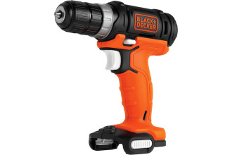 Дриль-шуруповерт акумуляторний Li-lon 10.8В 26Нм Black+Decker BDCDD12USB