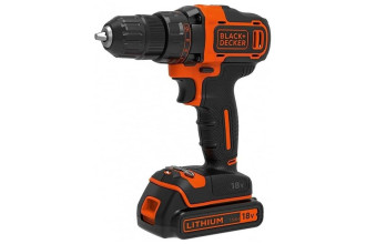 Дриль-шуруповерт акумуляторний Li-lon 18В 1.5Аг 40Нм Black+Decker BDCDD186KB