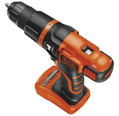 Дриль ударний акумуляторний Black+Decker BDCH188N ціна
