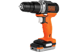 Дриль-шуруповерт акумуляторний ударний Li-lon 12В 1.5Аг 40Нм Black+Decker BDCHD12S1