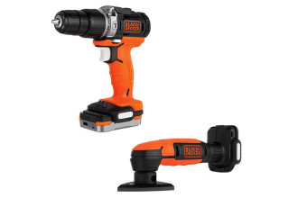 Набір з двох акумуляторних інструментів Li-lon 12В 1.5Аг Black+Decker BDCK121S1S