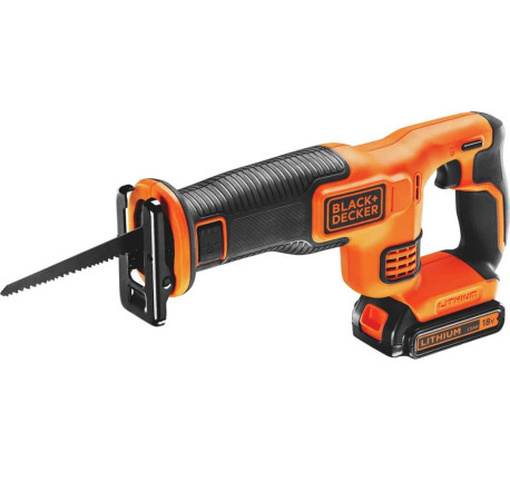 Пила шабельна акумуляторна Li-lon 18В 1.5Аг 3000ход Black+Decker BDCR18