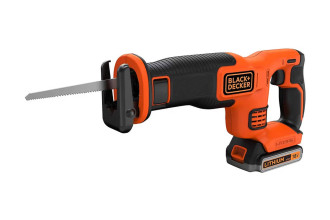 Пила сабельная аккумуляторная Li-lon 18В 2.5Ач 3000ход Black+Decker BDCR18E1