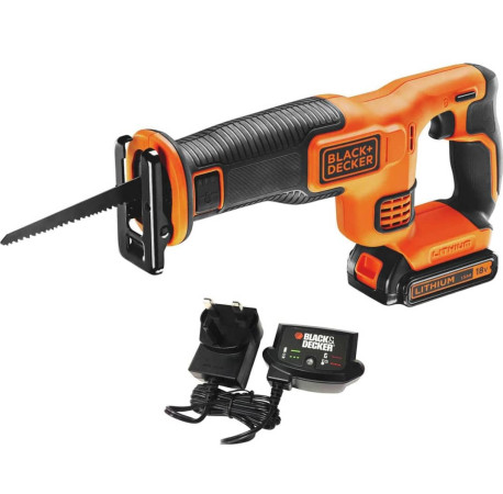 Пила шабельна акумуляторна Li-lon 18В 1.5Аг 3000ход Black+Decker BDCR18 в магазині Tools DeWalt