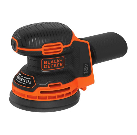 Шлифмашина эксцентриковая аккумуляторная Li-Ion 18В 125мм Black+Decker BDCROS18N