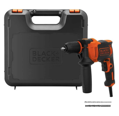Дриль ударний мережевий Black+Decker BEH550K ціна