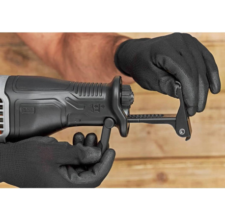Пила сабельная сетевая 750Вт Black+Decker BES301 с другого ракурса