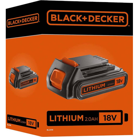 Акумуляторна батарея Li-Ion 18В 2Аг BLACK+DECKER BL2018 ціна