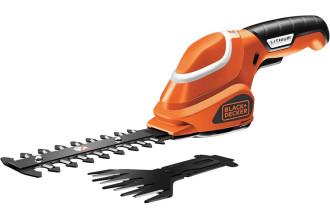 Кущоріз-ножиці акумуляторні Li-Ion 7.2B Black+Decker GSL700KIT