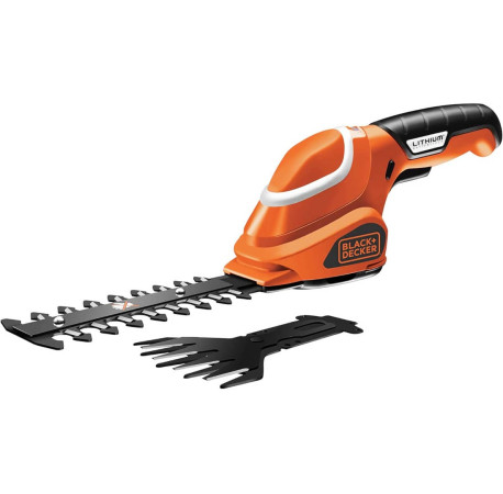Кущоріз-ножиці акумуляторні Li-Ion 7.2B Black+Decker GSL700KIT