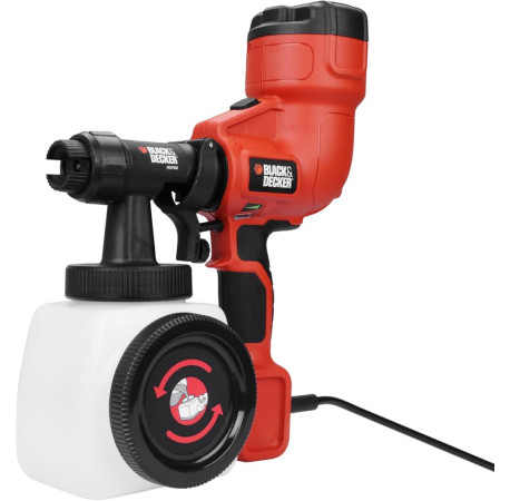 Фарбопульт електричний 400Вт 1.2л Black+Decker HVLP200