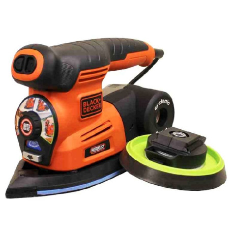 Шліфмашина ексцентрикова мережева 220Вт 125мм Black+Decker KA280K купити