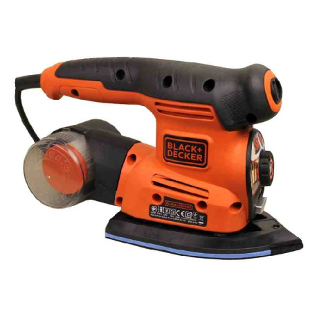 Шліфмашина ексцентрикова мережева 220Вт 125мм Black+Decker KA280K ціна