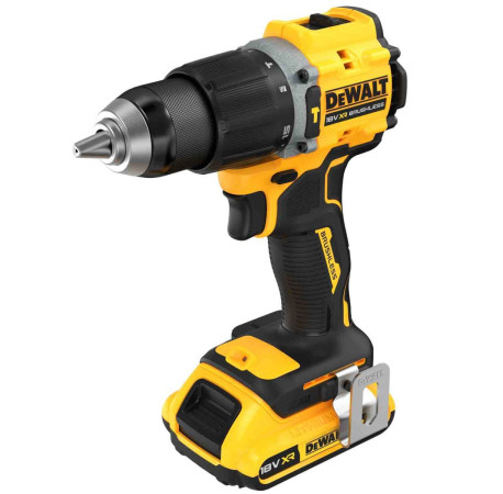 Дрель-шуруповерт аккумуляторный ударный XR Li-lon 18В 2Ач 74Нм DeWALT DCD799D2T купить