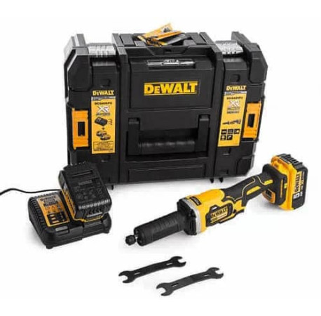 Прямошліфувальна машина акумуляторна DeWALT DCG426P2 каталог