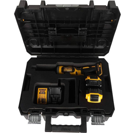 Прямошліфувальна машина акумуляторна DeWALT DCG426P2 фото