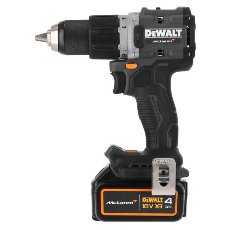 Дриль-шуруповерт акумуляторний ударний McLaren F1 TEAM LIMITED EDITION XR Li-lon 18В 4Аг 90Нм DeWALT DCD85MM2T в магазині Tools DeWalt