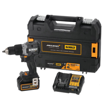 Дрель-шуруповерт аккумуляторный ударный McLaren F1 TEAM LIMITED EDITION XR Li-lon 18В 4Ач 90Нм DeWALT DCD85MM1T с доставкой