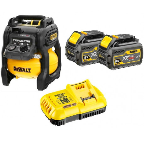 Компресор повітряний акумуляторний DeWALT DCC1054T2 з іншого ракурсу