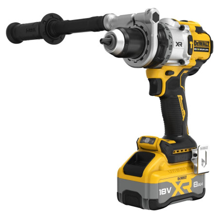 Дриль-шуруповерт акумуляторний ударний XR Li-lon 18В 8Аг 169Нм DeWALT DCD1007WW1T
