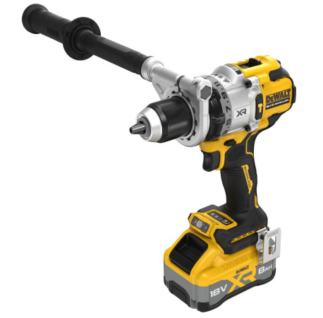 Дриль-шуруповерт акумуляторний ударний XR Li-lon 18В 8Аг 169Нм DeWALT DCD1007WW1T ціна