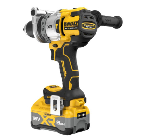 Дриль-шуруповерт акумуляторний ударний XR Li-lon 18В 8Аг 169Нм DeWALT DCD1007WW1T В Тулс ДеВолт