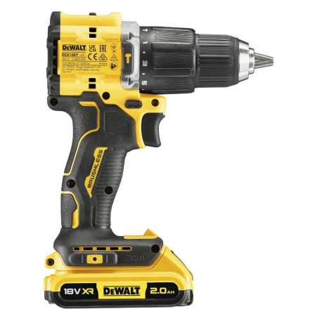Дриль-шуруповерт акумуляторний ударний 100 Years XR Li-lon 18В 2Аг 68Нм DeWALT DCD100YD2T купити