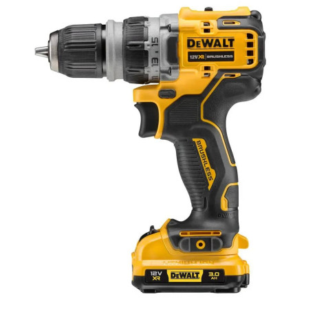 Дрель-шуруповерт аккумуляторный со сменными насадками DeWALT DCD703L2T купить