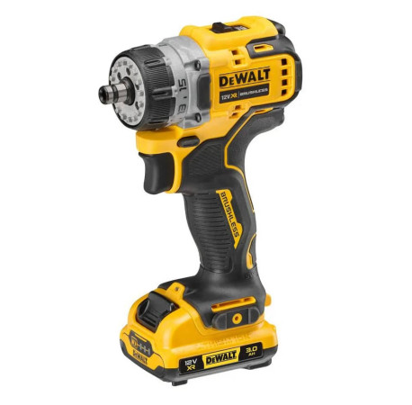 Дрель-шуруповерт аккумуляторный со сменными насадками DeWALT DCD703L2T в Тулс ДеВолт