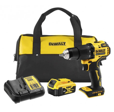 Дриль-шуруповерт акумуляторний ударний XR Li-lon 18В 4Аг 65Нм DeWALT DCD709M1 з доставкою