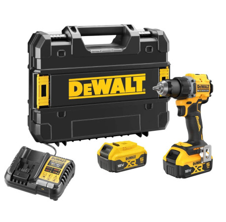 Дриль-шуруповерт акумуляторний Li-lon 18В 5Аг 74Нм DeWALT DCD794P2T з доставкою