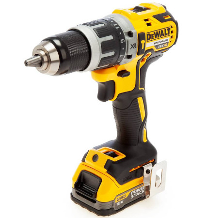 Дриль-шуруповерт акумуляторний ударний XR Li-lon 18В 1.7Аг 70Нм DeWALT DCD796E1T