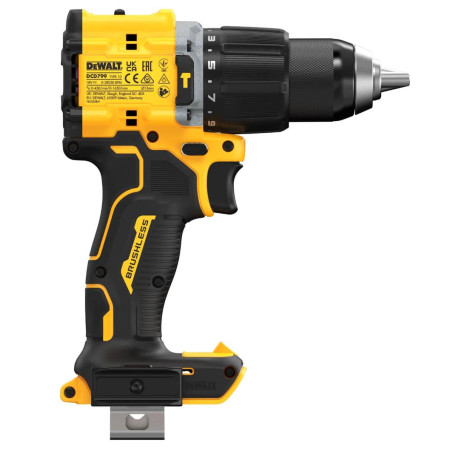 Дриль-шуруповерт акумуляторний ударний XR Li-lon 18В 74Нм DeWALT DCD799NT В Тулс ДеВолт