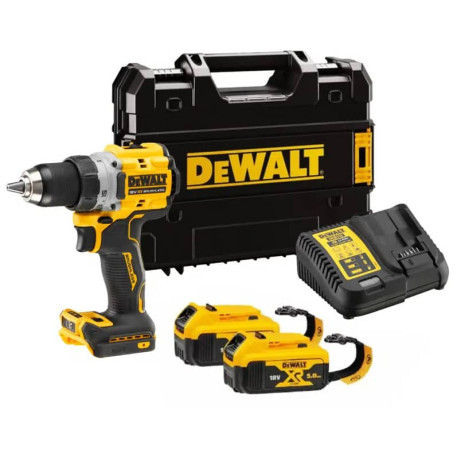 Дриль-шуруповерт акумуляторний XR Li-lon 18В 5Аг 90Нм DeWALT DCD800P2LRT